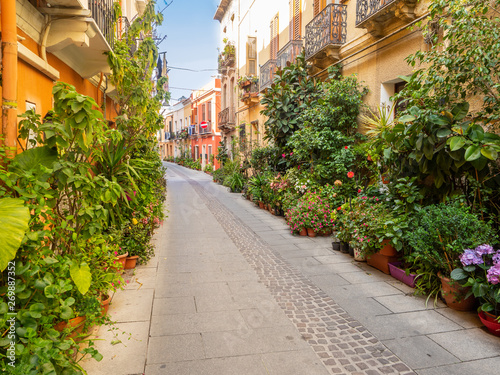Fototapeta Naklejka Na Ścianę i Meble -  The streets of Cagliari in Sardinia