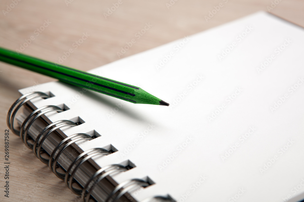 open notebook with the one simple pencil open notebook with the one simple pencil