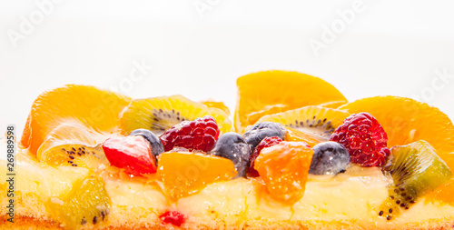 colorful fruit cake 