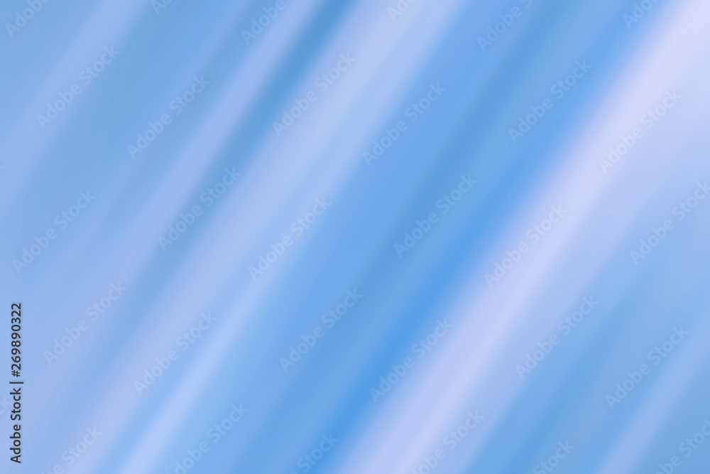 Bright blue background of gradient stripes.