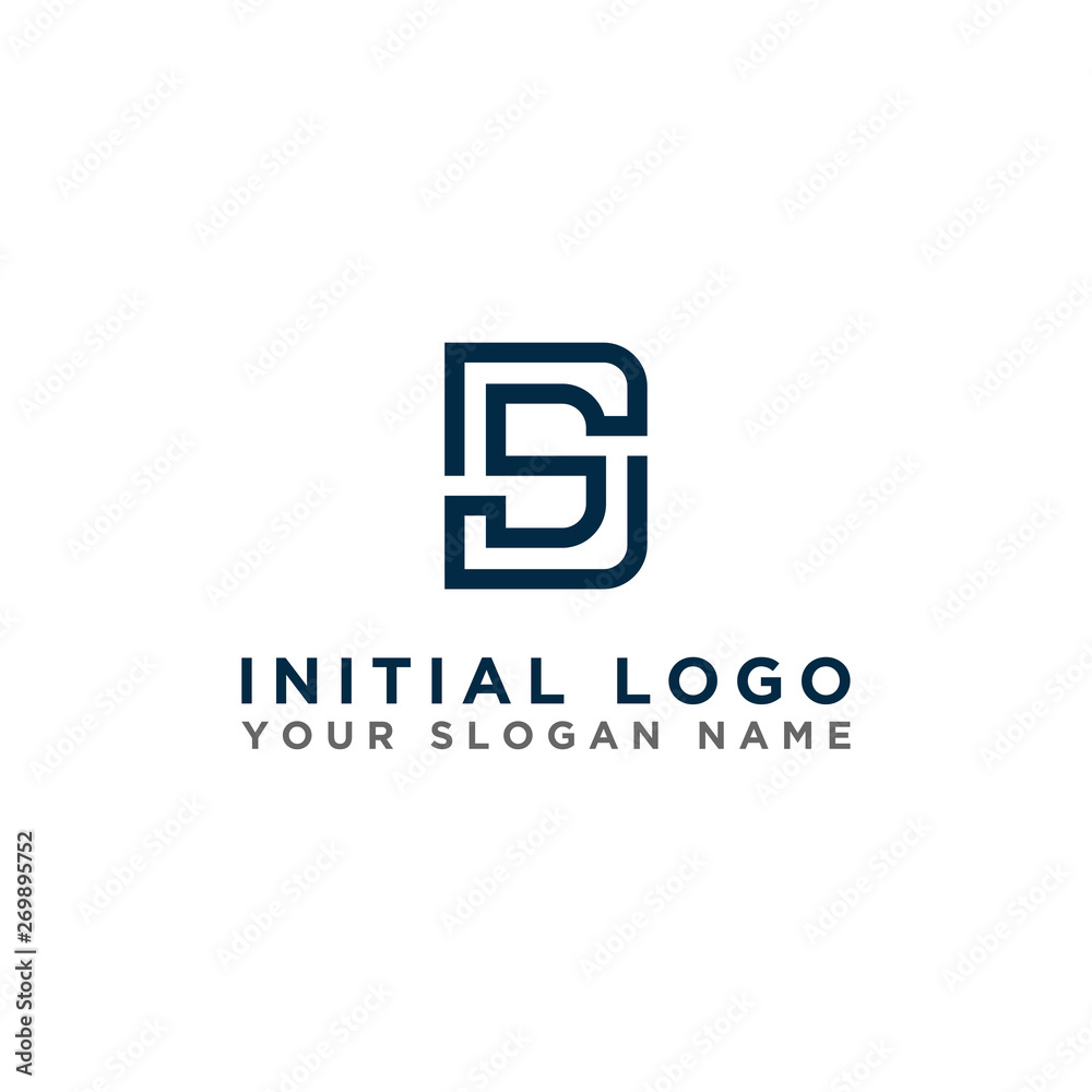 logo design inspiration for companies from the initial letters of the DS logo icon. -Vector logo design inspiration for companies from the initial letters of the DS logo icon. -Vector