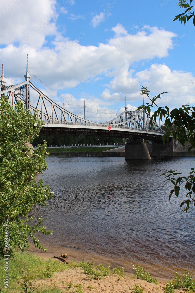 bridge over the Volga bridge over the Volga
