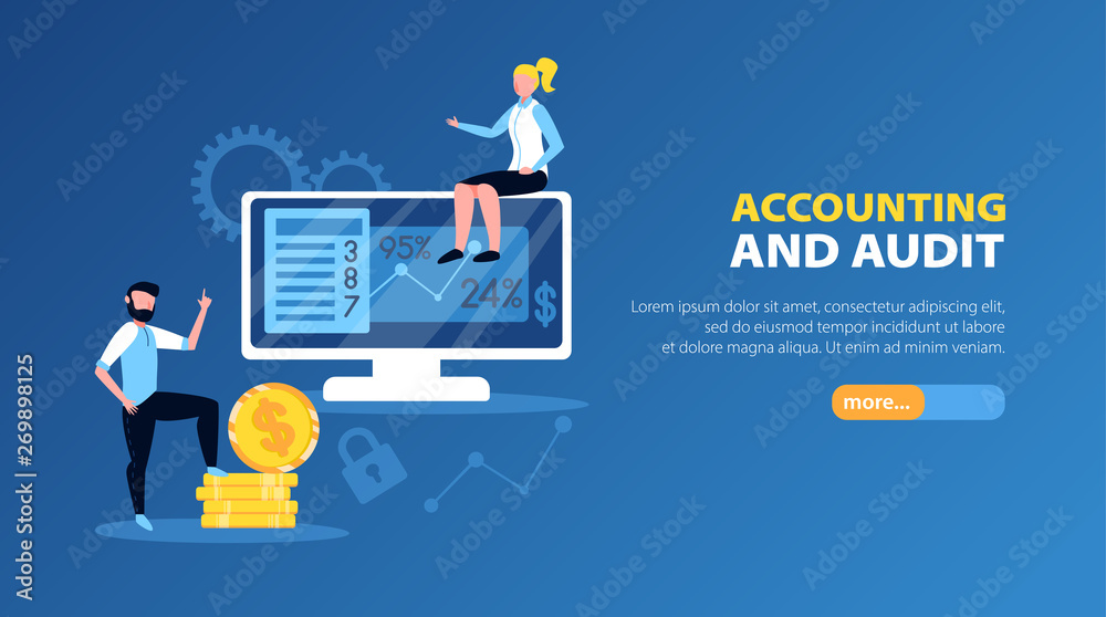 Accounting Horizontal Banner