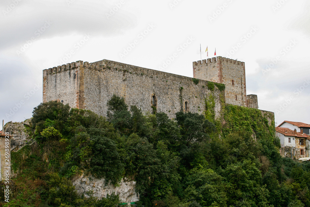 Castillo del rey, Beautiful castle of San Vicente de la Barquera, Cantabria