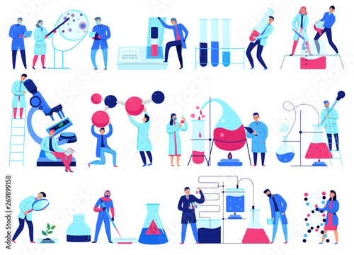 Science Laboratory Icons Set