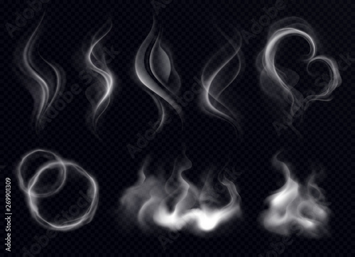 Steam Smoke Realistic Set