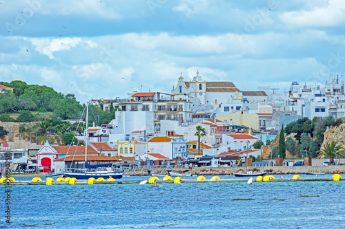 Harbor from Alvor in the Algarve Portugal