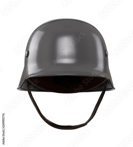 German army helmet isolated on white