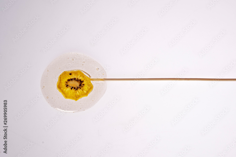 candy lollipop on a white background