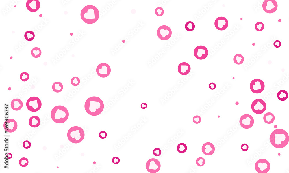 Social Network marketing like and heart icon Social Network marketing like and heart icon