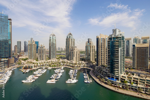 Dubai Marina View from a High Rise Apartment © Louie