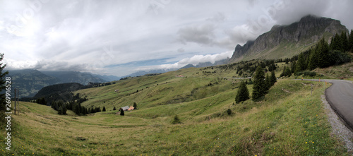 Alps Palfries, the largest Summer pasture in the East Swiss Alps photo