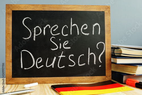 Sprechen Sie Deutsch writte...