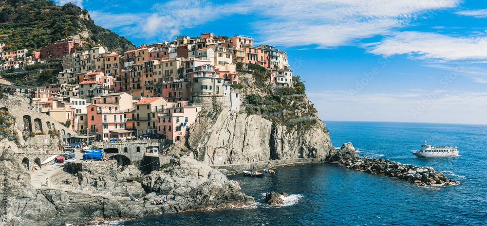 View of Manarola from the trail