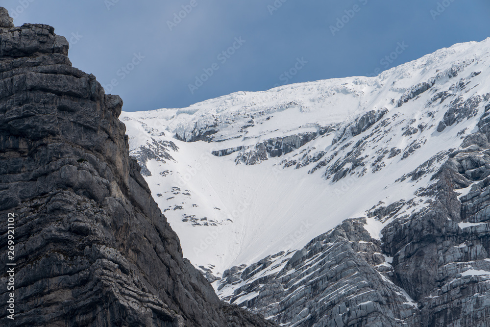 Totes Gebirge von der Hetzau aus im Almtal Oberösterreich Totes Gebirge von der Hetzau aus im Almtal Oberösterreich