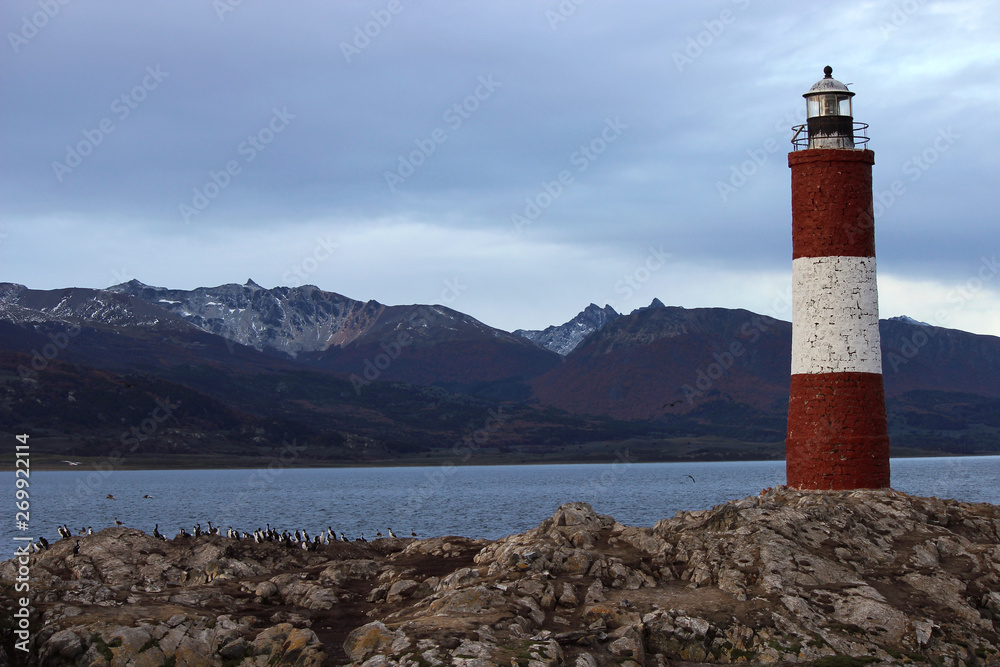 Lighthouse on a little island