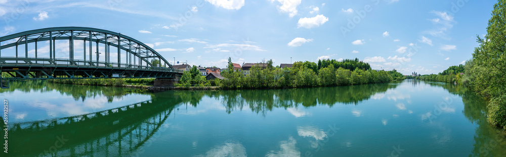 Traunbrücke in Lambach Oberösterreich Panorama