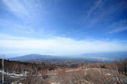 We went up to the fifth station of Mt.Fuji.