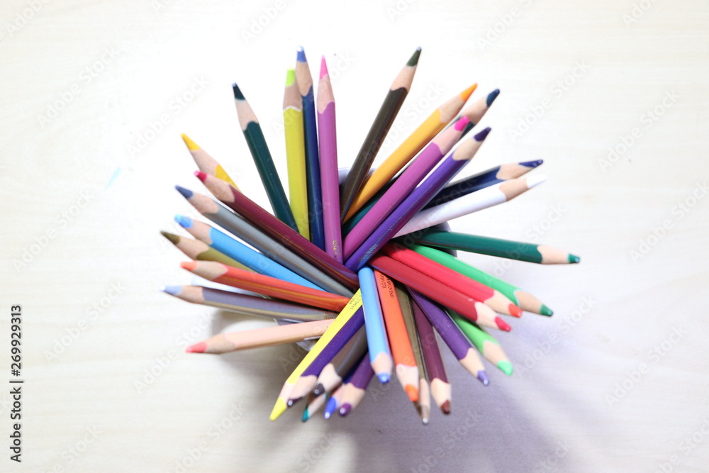 Colored pencils
