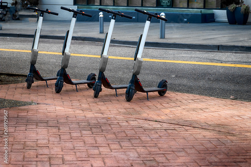 Photography Public transportation electric scooters