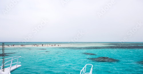 Foto Marine Terraces of Southern Sinai red sea White Island Egypt.