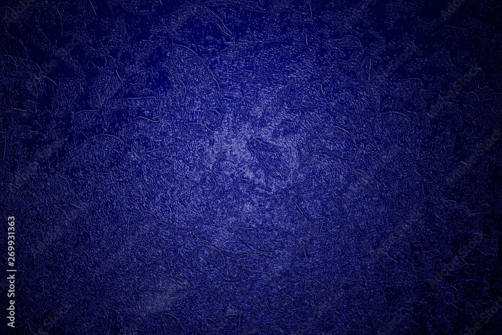 Fototapeta premium blue chrome metal texture with scratch.