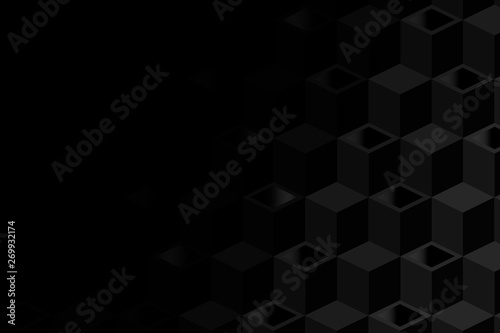 Black geometrical background