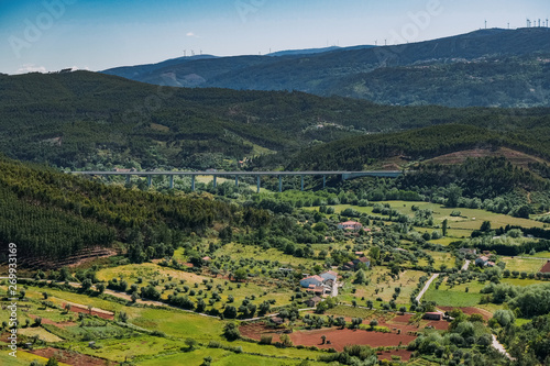 village in the mountains- penela, portugal photo