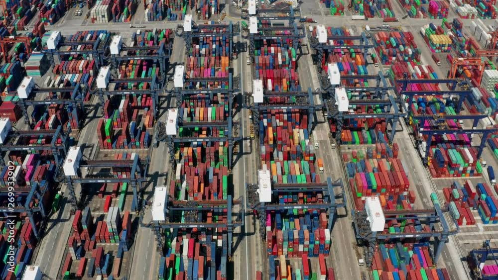 Kwai Chung Cargo Terminal in Hong Kong Kwai Chung Cargo Terminal in Hong Kong