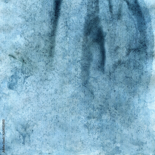 Marine blue watercolor texture, sea, sky, water, ocean, background