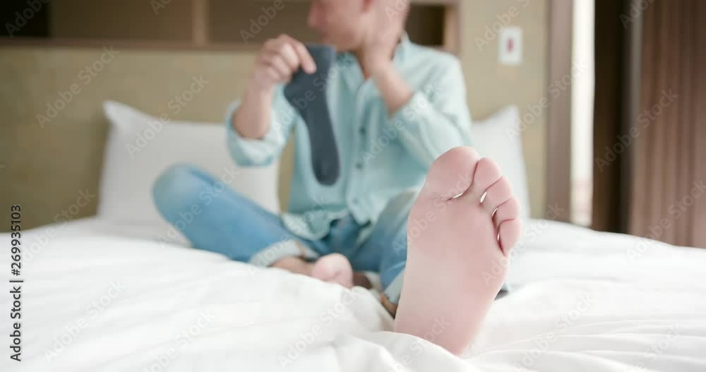 man with athlete foot man with athlete foot