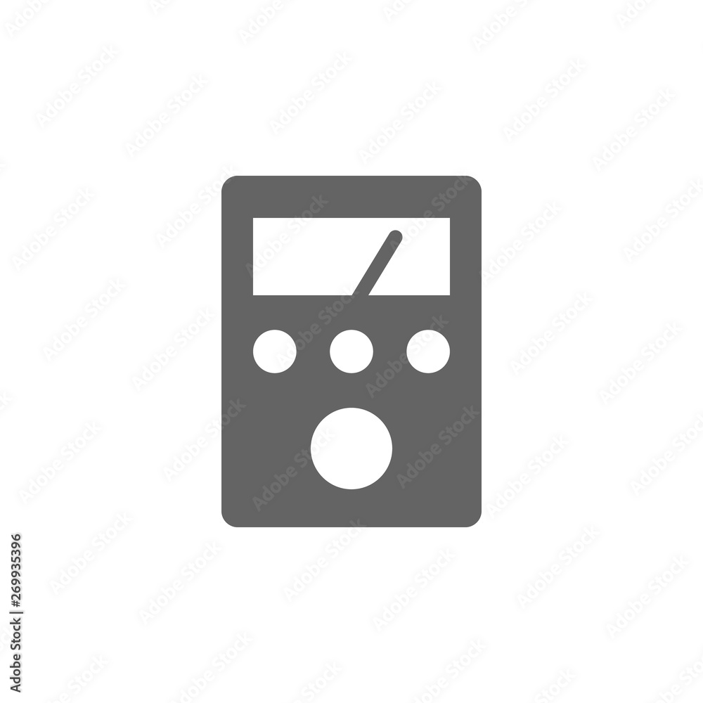 Ampermeter, multimeter, voltmeter icon. Element of materia flat tools icon Ampermeter, multimeter, voltmeter icon. Element of materia flat tools icon