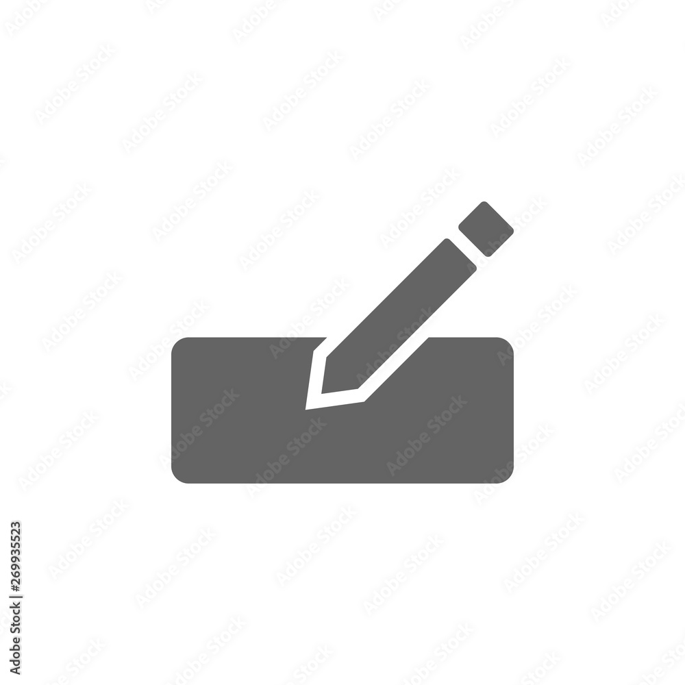 Edit, form, pencil icon. Element of materia flat tools icon Edit, form, pencil icon. Element of materia flat tools icon