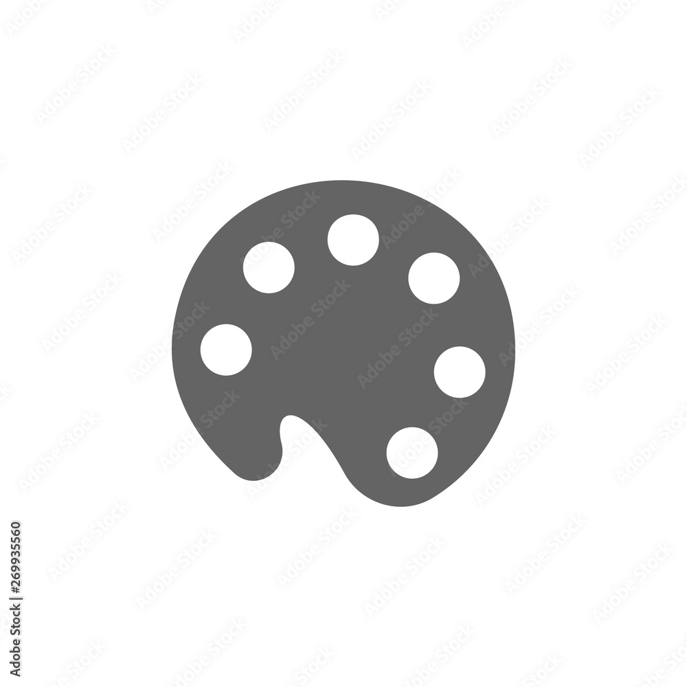 Color, mixer, palette icon. Element of materia flat tools icon Color, mixer, palette icon. Element of materia flat tools icon