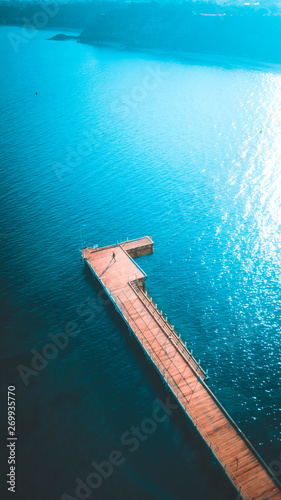 Aerial View of Pier and Ocean © Judah
