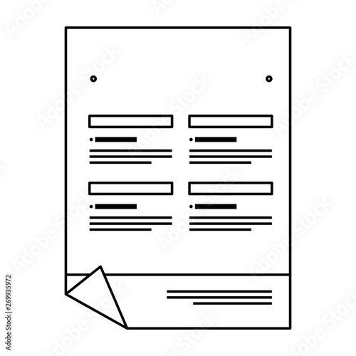 paper document with company emblem print