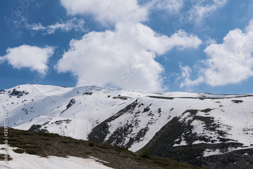 Montaña nevada. Parque Nacional de Sierra Nevada. Granada. España. © ELENA