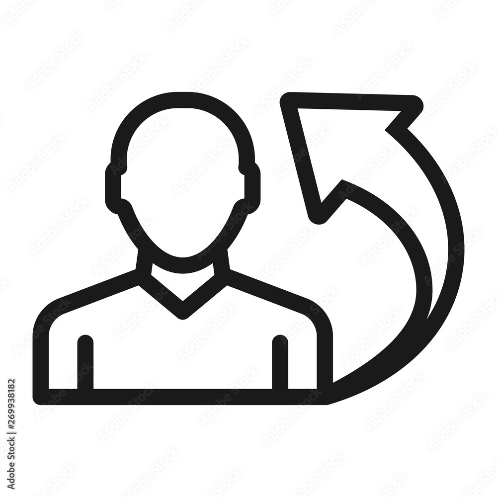 ceo founder - minimal line web icon. simple vector illustration. concept for infographic, website or app. ceo founder - minimal line web icon. simple vector illustration. concept for infographic, website or app.