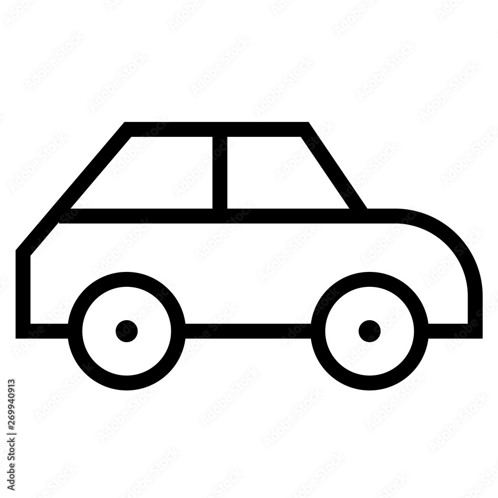 thin line sharp vector icon / car, vehicle, automobile,drive thin line sharp vector icon / car, vehicle, automobile,drive