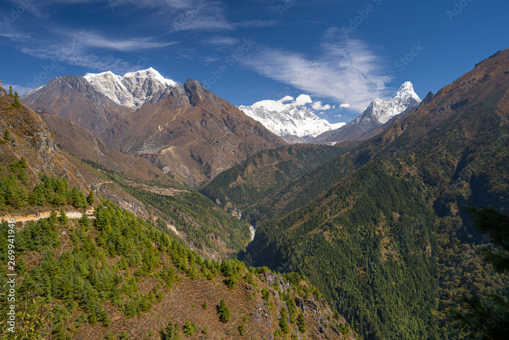 Obraz premium Himalayas mountain landscape in Everest region, Nepal