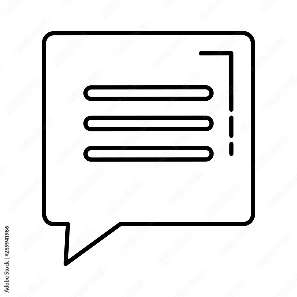 speech bubble message icon vector illustration speech bubble message icon vector illustration