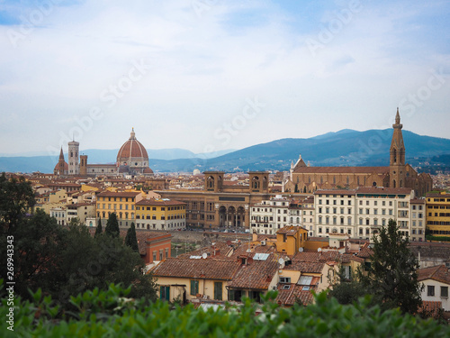 florence a romantic and popular city in Italy.