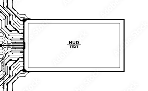 abstract hi tech futuristic template design layout background