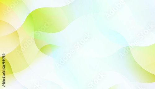 Geometric Pattern With Lines, Wave. Blur Sweet Dreamy Gradient Color Background. For Your Graphic Invitation Card, Poster, Brochure. Vector Illustration.