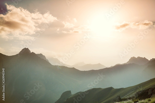 Fototapeta Naklejka Na Ścianę i Meble -  Fann mountains