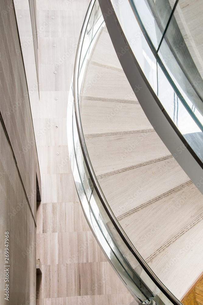 Fototapeta premium part of curve stairs