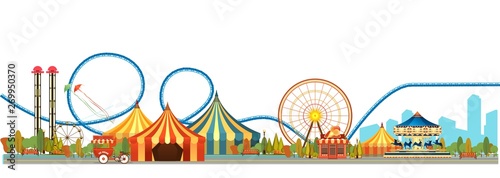 Amusement park circus