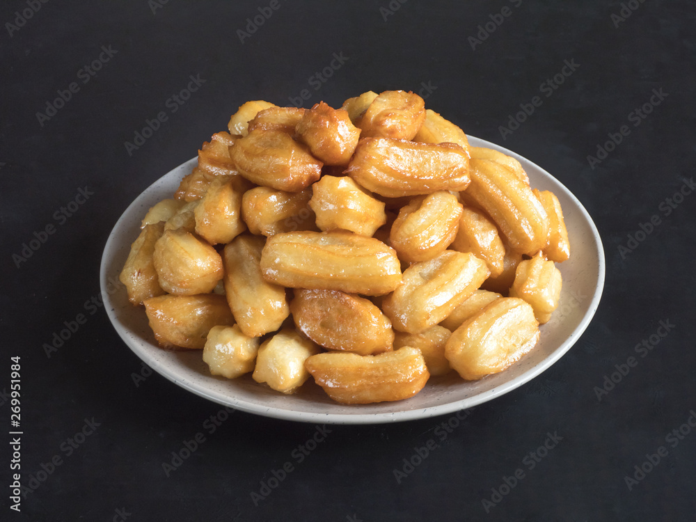 Arabic sweets Tulumba, celebration Eid Ramadan. Arabic sweets Tulumba, celebration Eid Ramadan.