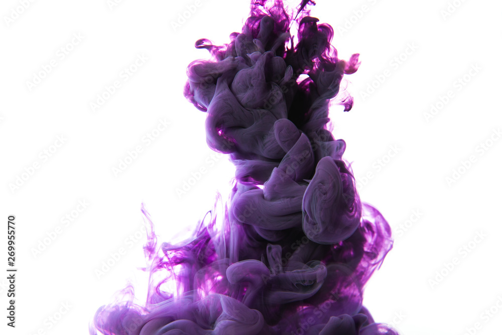 Colorful ink in water Colorful ink in water