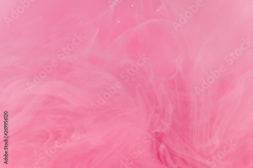 ink in water, pink smoke texture background